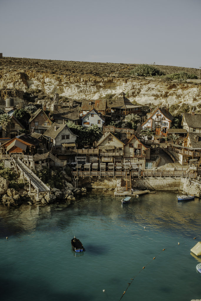 popeye village, wioska popeya na malcie