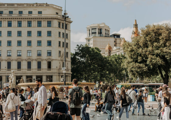 plac kataloński, barcelona
