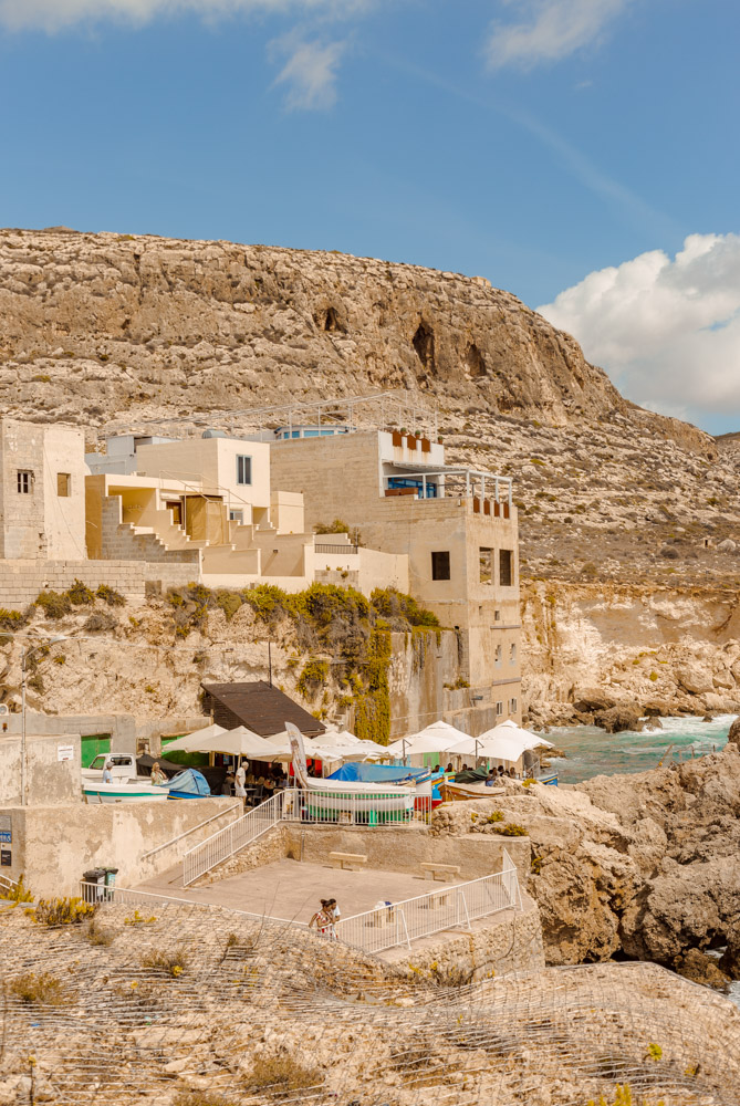 Ghar Lapsi Divesite, klify dingli malta