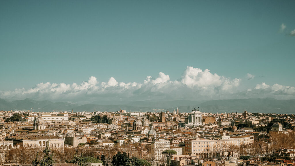 rzym, punkty widokowe w rzymie, najładniejsze punkty widokowe rzymu, panorama rzymu, gdzie najlepsza
