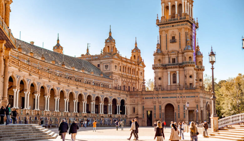 plac hiszpański, sewilla, seville, what to see in seville, hiszpania, andaluzja