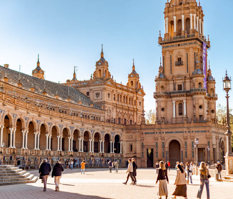 plac hiszpański, sewilla, seville, what to see in seville, hiszpania, andaluzja