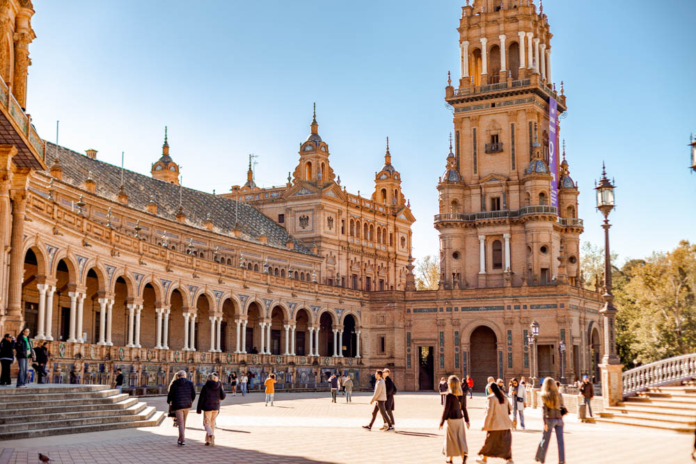 plac hiszpański, sewilla, seville, what to see in seville, hiszpania, andaluzja