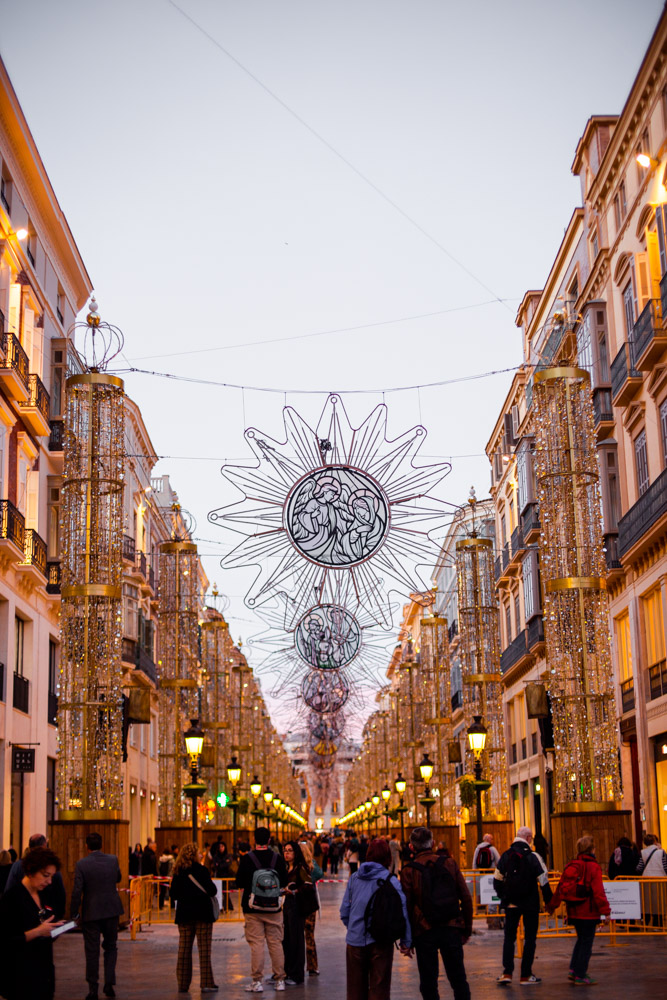 calle Marques de larios, malaga, hiszpania