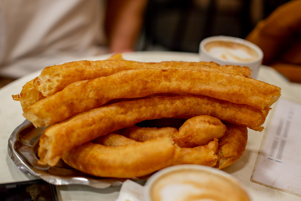 tejeringos, churros w andaluzji