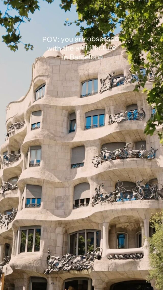 you are obsessed with architecture in Barcelona✨

#travel #barcelona #visitbarcelona #architecture #archilovers #slowtravel #slowtravelling #slowtraveller #slowlife #lifeinbarcelona #podróże #podrozepobarcelonie #kochampodróżować