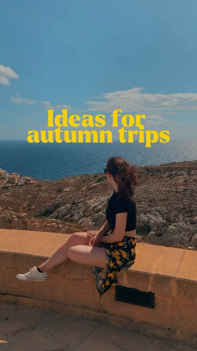 Where to Escape for Better Weather in Autumn in Europe 🌞🍂
🚨 SAVE this for your autumn travel inspiration!

✨Malta: Sunny days and mild temperatures make Malta a perfect autumn escape, with plenty of history and beautiful beaches to explore.

✨Sicily: This Mediterranean island offers warm weather, stunning coastlines, and delicious food – ideal for an autumn break.

✨Madeira: Known as the “Island of Eternal Spring,” Madeira offers mild temperatures and beautiful landscapes all year round.

✨Cyprus: With its warm autumn weather, Cyprus is perfect for beach lovers and history enthusiasts alike.

✨Andalusia, Spain: Visit cities like Seville and Granada for warm weather, incredible architecture, and rich culture.

✨Crete: The largest of the Greek islands, Crete has warm autumn days and plenty of historic sites and beaches to explore.

These European destinations offer the perfect escape for those seeking sunshine and warmth in autumn!😍

#autumn #travel #travelling #malta #spain #italy #madeira #cyprus #crete #travelblogger #cheaptravel #travelgram
